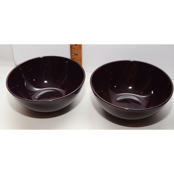Ikea of Sweden 120 11 Purple Cereal Soup Bowls Set of 4 - Picture 3 of 7